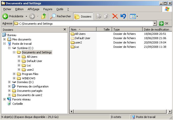 Partage De Fichier Windows Xp Et Vista