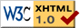 XHTML	1.0	valid!